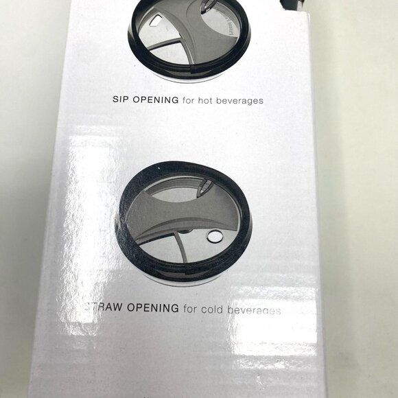 CDA Logo GEO 16 Oz Double Wall Clear Acrylic Tumbler Sip Straw Opening Hot Cold - Picture 5 of 10